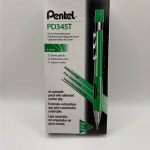 Vintage Pentel Quicker Clicker PD345T 0.5mm mechanical pencil box of 12 New